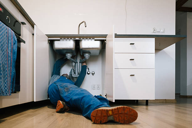 Professional Drain Cleaning technician working in Lorraine, NY